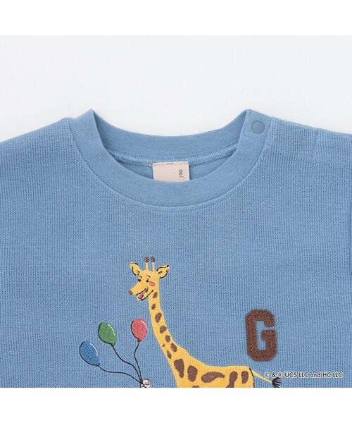 petit main / プティマイン Tシャツ | 【おさるのｼﾞｮｰｼﾞ】接結ｱｯﾌﾟﾘｹ長袖Tｼｬﾂ | 詳細12