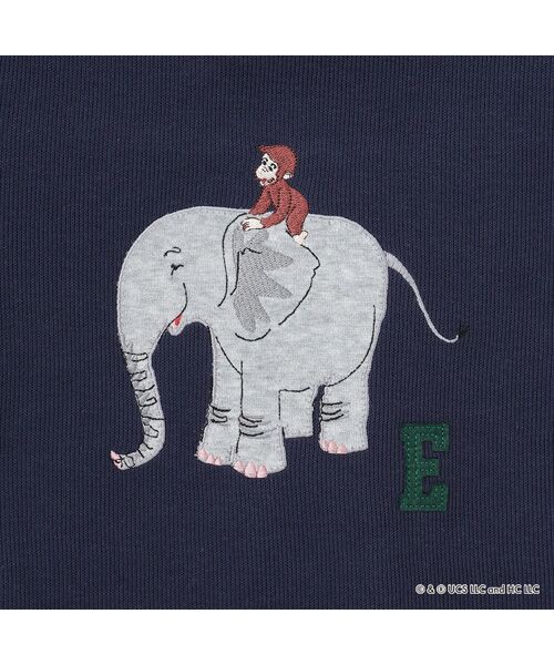 petit main / プティマイン Tシャツ | 【おさるのｼﾞｮｰｼﾞ】接結ｱｯﾌﾟﾘｹ長袖Tｼｬﾂ | 詳細15