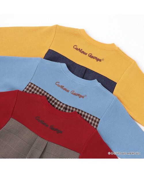 petit main / プティマイン Tシャツ | 【おさるのｼﾞｮｰｼﾞ】接結ｱｯﾌﾟﾘｹ長袖Tｼｬﾂ | 詳細19