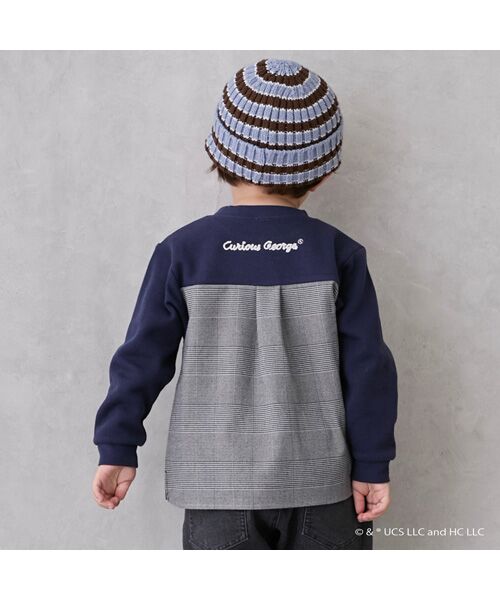 petit main / プティマイン Tシャツ | 【おさるのｼﾞｮｰｼﾞ】接結ｱｯﾌﾟﾘｹ長袖Tｼｬﾂ | 詳細4