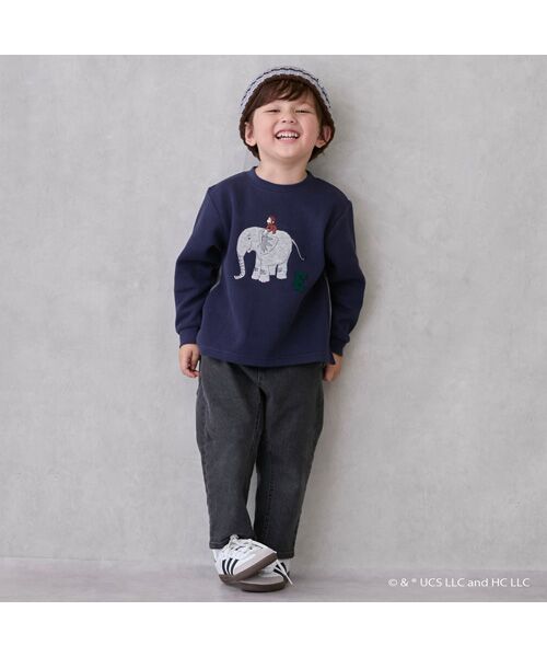 petit main / プティマイン Tシャツ | 【おさるのｼﾞｮｰｼﾞ】接結ｱｯﾌﾟﾘｹ長袖Tｼｬﾂ | 詳細5