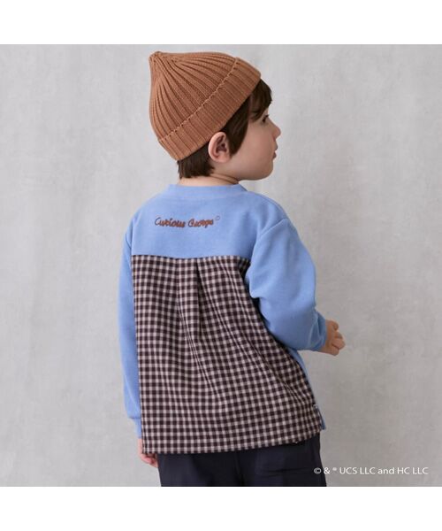 petit main / プティマイン Tシャツ | 【おさるのｼﾞｮｰｼﾞ】接結ｱｯﾌﾟﾘｹ長袖Tｼｬﾂ | 詳細6