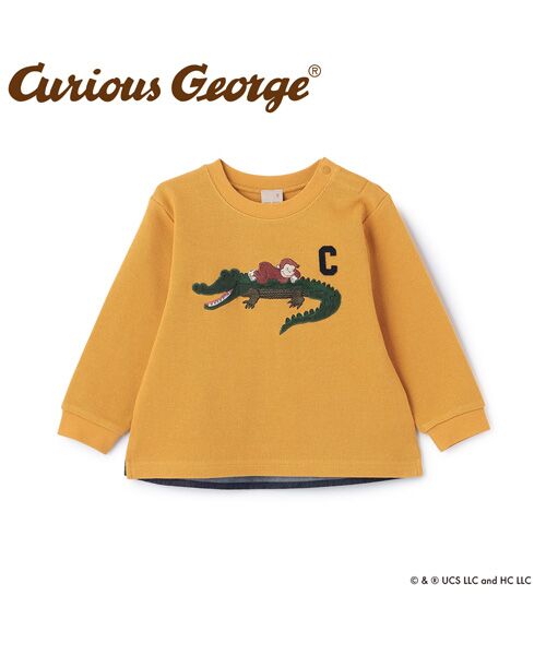 petit main / プティマイン Tシャツ | 【おさるのｼﾞｮｰｼﾞ】接結ｱｯﾌﾟﾘｹ長袖Tｼｬﾂ | 詳細8