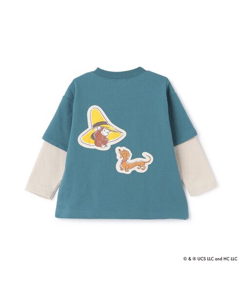 petit main / プティマイン スウェット | 【おさるのｼﾞｮｰｼﾞ】重ね着長袖ﾄﾚｰﾅｰ | 詳細6