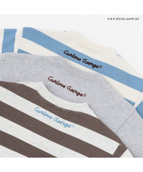 petit main / プティマイン スウェット | 【おさるのジョージ】フェイスワッペントレーナー | 詳細14