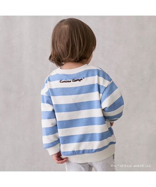 petit main / プティマイン スウェット | 【おさるのジョージ】フェイスワッペントレーナー | 詳細5