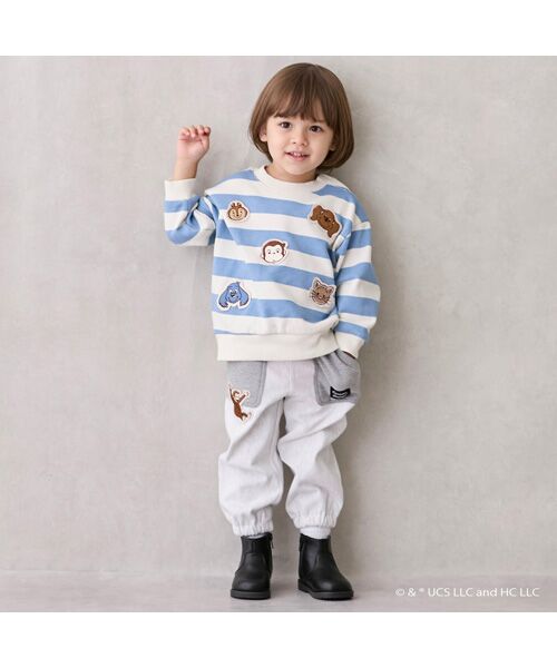 petit main / プティマイン スウェット | 【おさるのジョージ】フェイスワッペントレーナー | 詳細6