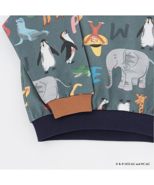 petit main / プティマイン スウェット | 【おさるのジョージ】総柄トレーナー | 詳細12