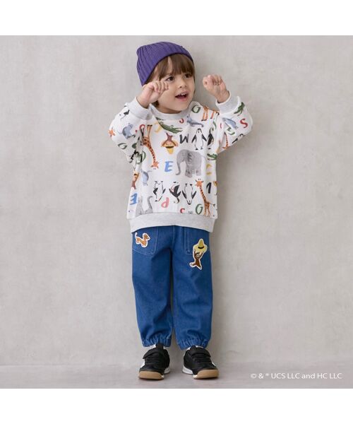 petit main / プティマイン スウェット | 【おさるのジョージ】総柄トレーナー | 詳細6