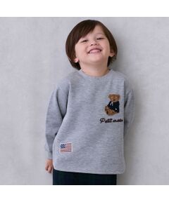 petit main / プティマイン Tシャツ | 接結クマサガラ長袖Tシャツ