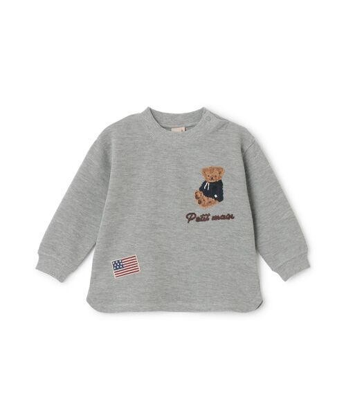 petit main / プティマイン Tシャツ | 接結クマサガラ長袖Tシャツ | 詳細3