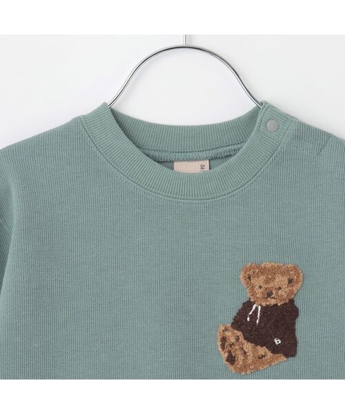 petit main / プティマイン Tシャツ | 接結クマサガラ長袖Tシャツ | 詳細5