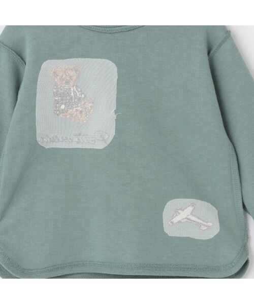 petit main / プティマイン Tシャツ | 接結クマサガラ長袖Tシャツ | 詳細7