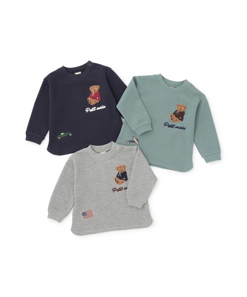 petit main / プティマイン Tシャツ | 接結クマサガラ長袖Tシャツ | 詳細9