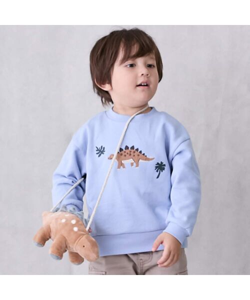 petit main/プティマイン モチーフトレーナー L･ブル- 80