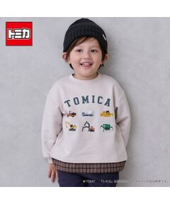petit main / プティマイン スウェット | 【TOMICA】裾ﾁｪｯｸﾄﾚｰﾅｰ