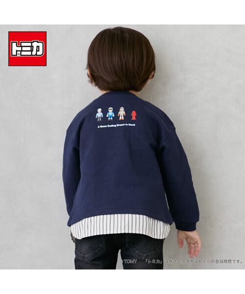 petit main / プティマイン スウェット | 【TOMICA】裾チェックトレーナー | 詳細1