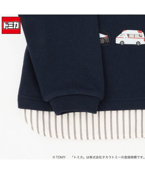 petit main / プティマイン スウェット | 【TOMICA】裾チェックトレーナー | 詳細12