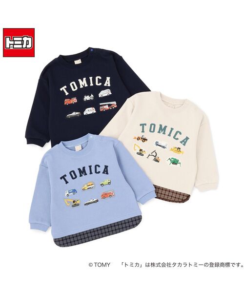 petit main / プティマイン スウェット | 【TOMICA】裾チェックトレーナー | 詳細16