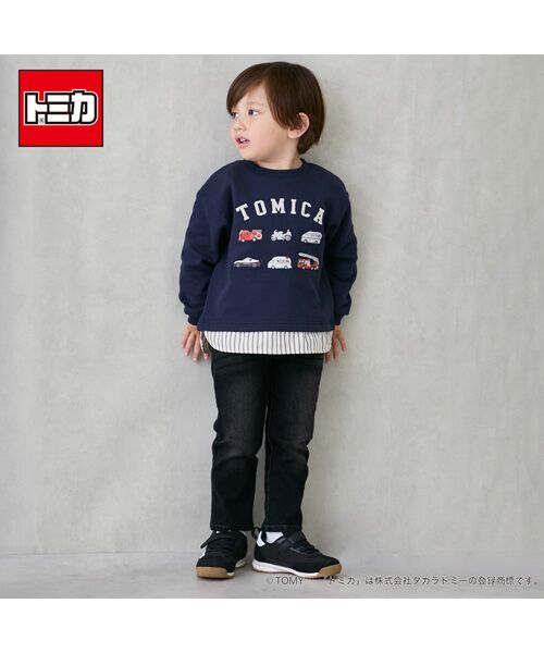 petit main / プティマイン スウェット | 【TOMICA】裾チェックトレーナー | 詳細3