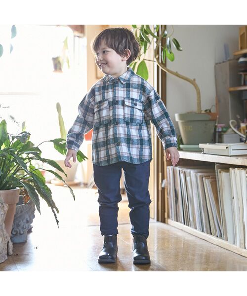 petit main / プティマイン シャツ・ブラウス | コーデュロイ/チェックアソートシャツ | 詳細1