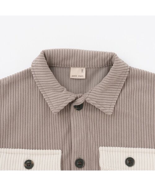 petit main / プティマイン シャツ・ブラウス | コーデュロイ/チェックアソートシャツ | 詳細8