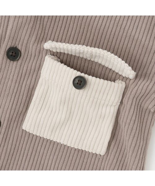 petit main / プティマイン シャツ・ブラウス | コーデュロイ/チェックアソートシャツ | 詳細9