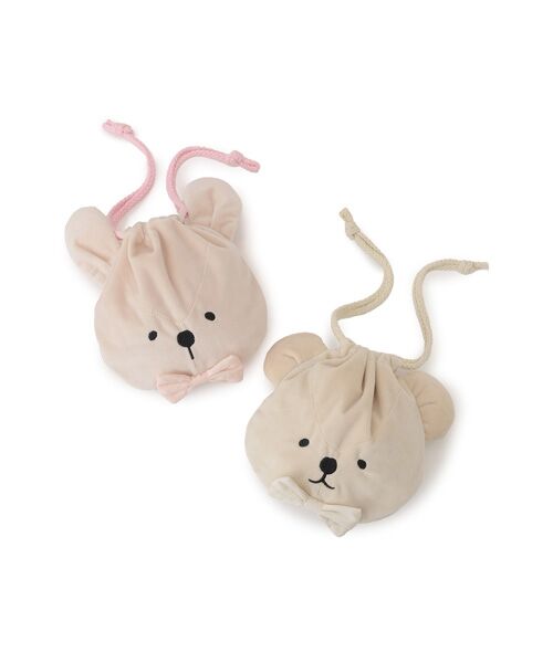 petit main / プティマイン ポーチ | pupu&teteふわふわ巾着/L | 詳細5