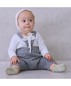 petit main / プティマイン ベビー・キッズウエア | サス付きニットパンツセット