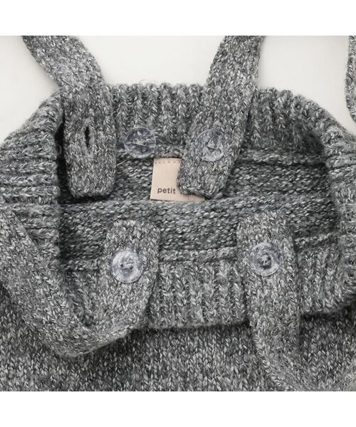 petit main / プティマイン ベビー・キッズウエア | サス付きニットパンツセット | 詳細12