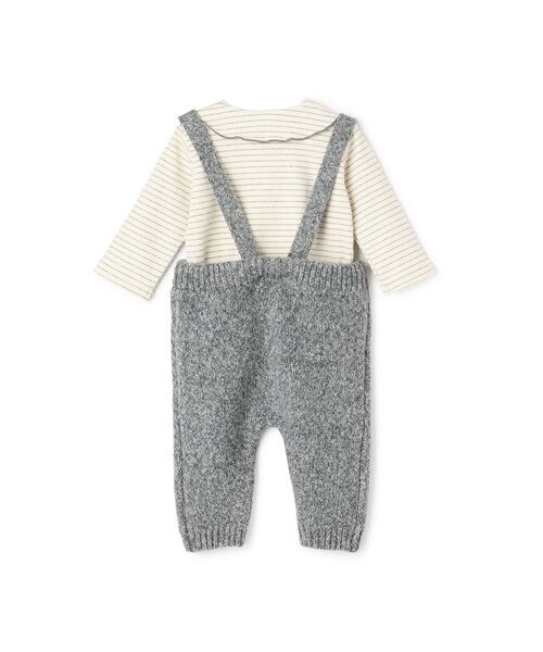 petit main / プティマイン ベビー・キッズウエア | サス付きニットパンツセット | 詳細5