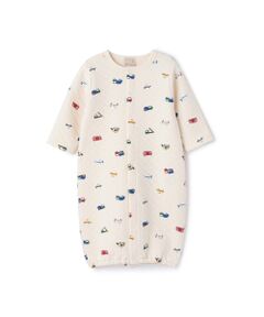 petit main / プティマイン ロンパース | キルト車柄2wayオール