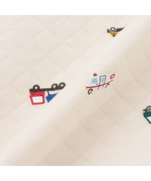 petit main / プティマイン ロンパース | キルト車柄2wayオール | 詳細6