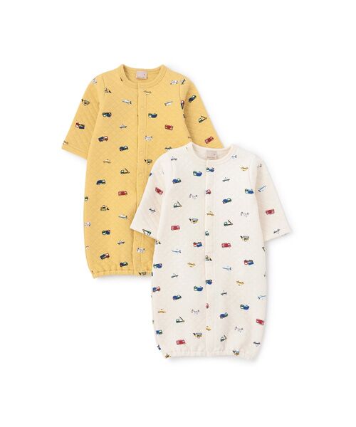 petit main / プティマイン ロンパース | キルト車柄2wayオール | 詳細7