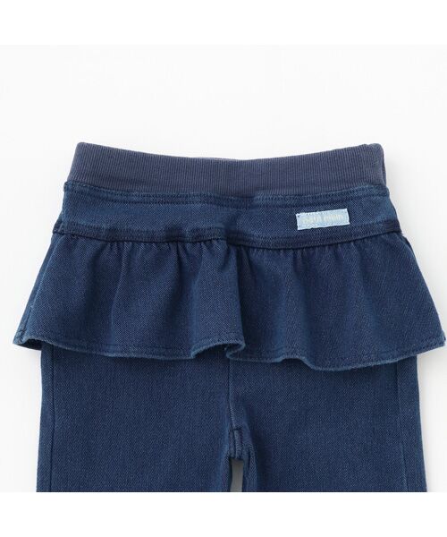 petit main / プティマイン その他パンツ | 【スマイル/防汚加工】フリルカットロングパンツ | 詳細4