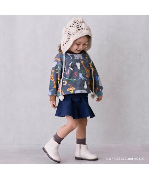 petit main / プティマイン ミニ・ひざ丈スカート | ﾊｰﾄﾎﾟｹｯﾄｽｶﾊﾟﾝ | 詳細2