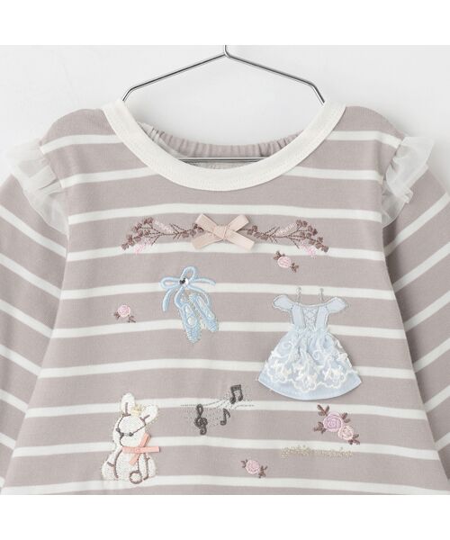 petit main / プティマイン Tシャツ | バレエモチーフ長袖Tシャツ | 詳細2
