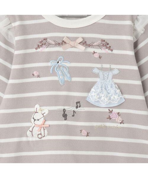 petit main / プティマイン Tシャツ | バレエモチーフ長袖Tシャツ | 詳細3