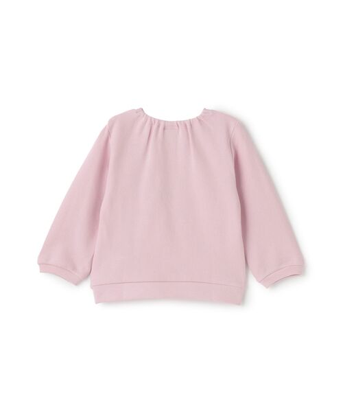 petit main / プティマイン Tシャツ | ロゴ刺繍長袖Tシャツ | 詳細1