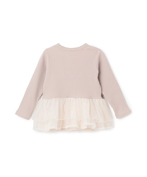 petit main / プティマイン Tシャツ | ﾁｭｰﾙﾍﾟﾌﾟﾗﾑﾛｺﾞ長袖Tｼｬﾂ | 詳細4