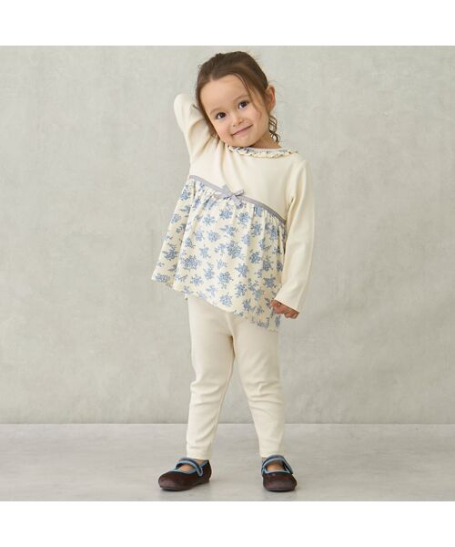 petit main / プティマイン チュニック | 【ﾌﾜもちっと】ｶｯﾄﾁｭﾆｯｸ | 詳細1