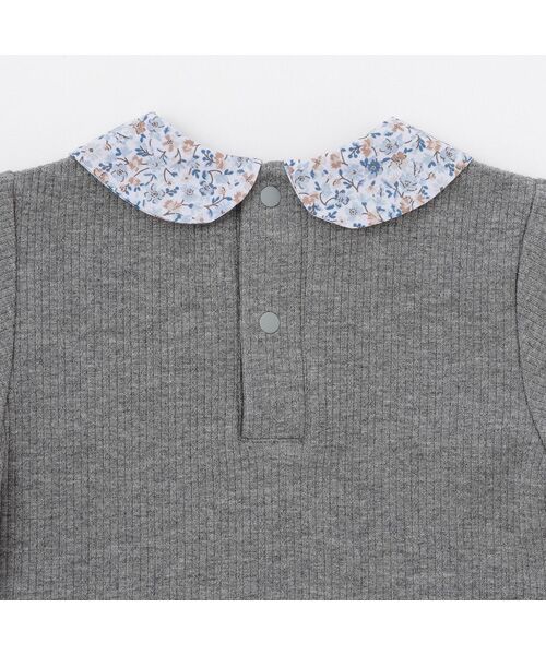 petit main / プティマイン Tシャツ | 衿付きリボン長袖Tシャツ | 詳細10