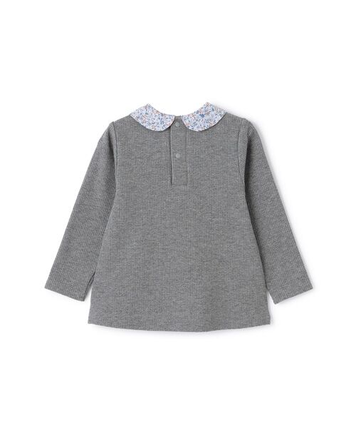 petit main / プティマイン Tシャツ | 衿付きリボン長袖Tシャツ | 詳細5