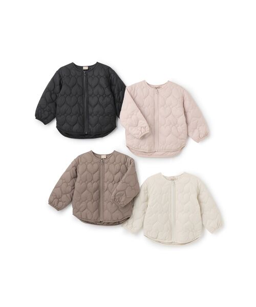 petit main / プティマイン その他アウター | 【ﾘﾝｸ】ﾊｰﾄｷﾙﾃｨﾝｸﾞｼﾞｬｹｯﾄ | 詳細16