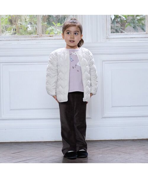 petit main / プティマイン その他アウター | 【ﾘﾝｸ】ﾊｰﾄｷﾙﾃｨﾝｸﾞｼﾞｬｹｯﾄ | 詳細6