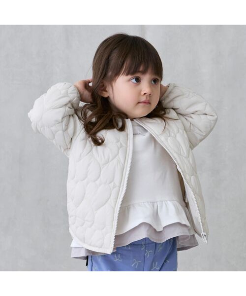 petit main/プティマイン 【ﾘﾝｸ】ﾊｰﾄｷﾙﾃｨﾝｸﾞｼﾞｬｹｯﾄ ｱｲﾎﾞﾘ- 80