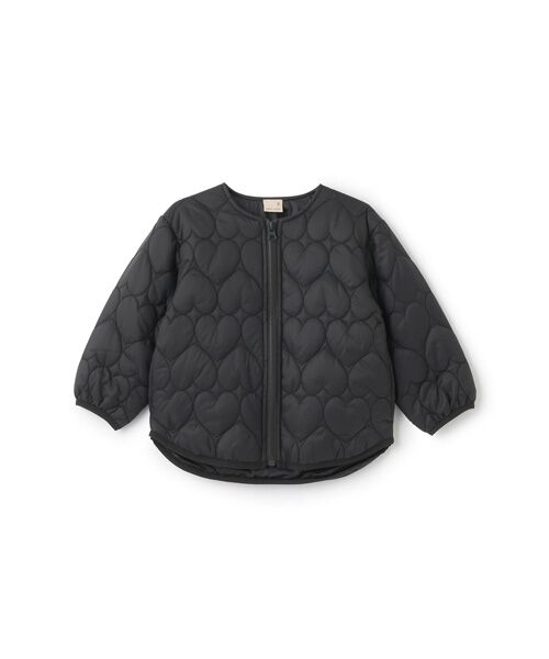 petit main/プティマイン 【ﾘﾝｸ】ﾊｰﾄｷﾙﾃｨﾝｸﾞｼﾞｬｹｯﾄ ｸﾛ 80