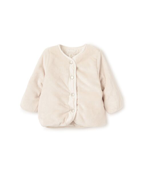 petit main / プティマイン その他アウター | 箔ﾌﾟﾘﾝﾄﾘﾊﾞｰｼﾌﾞﾙｼﾞｬｹｯﾄ | 詳細2