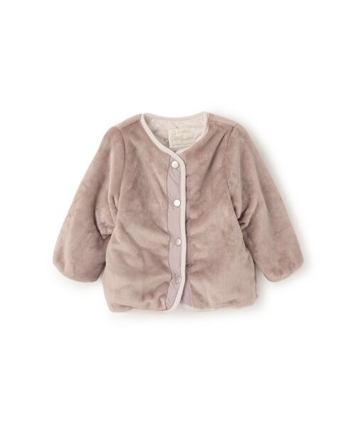 petit main / プティマイン その他アウター | 箔ﾌﾟﾘﾝﾄﾘﾊﾞｰｼﾌﾞﾙｼﾞｬｹｯﾄ | 詳細3