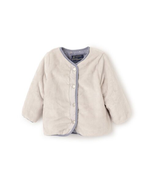 petit main / プティマイン その他アウター | 箔ﾌﾟﾘﾝﾄﾘﾊﾞｰｼﾌﾞﾙｼﾞｬｹｯﾄ | 詳細5